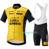 Fietskleding Dames (Fietsshirt + Korte Koersbroek) 2018 LottoNL-Jumbo N001